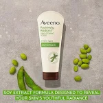 Aveeno Positively Radiant Skin Brightening Exfoliating Daily Facial Scrub, Moisture-Rich Soy Extract, helps improve skin tone & texture, Oil