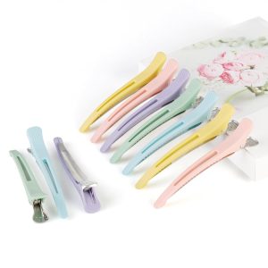 Neon Hair Clips Hair Clips,Duck Billed Hair Roller Clips for Styling Sectioning, Professional Hair Styling Clips, Hair Cutting Clips for Women