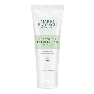 Mario Badescu Botanical Exfoliating Scrub Natural Face Scrub with Ivory Palm Seeds Green Tea Extract Suitable for All Skin TypesMario Badescu Botanical Exfoliating Scrub Natural Face Scrub with Ivory Palm Seeds Green Tea Extract Suitable for All Skin Types